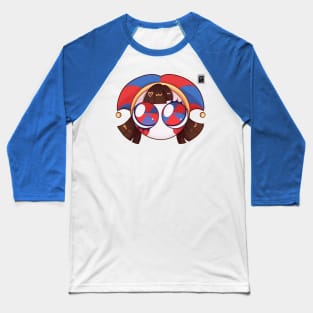 Cute Pomni Icon Baseball T-Shirt